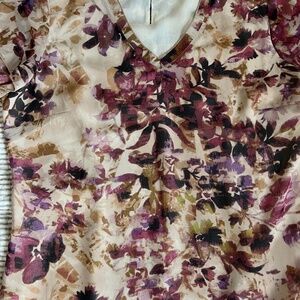 Coldwater Creek light & lined blouse